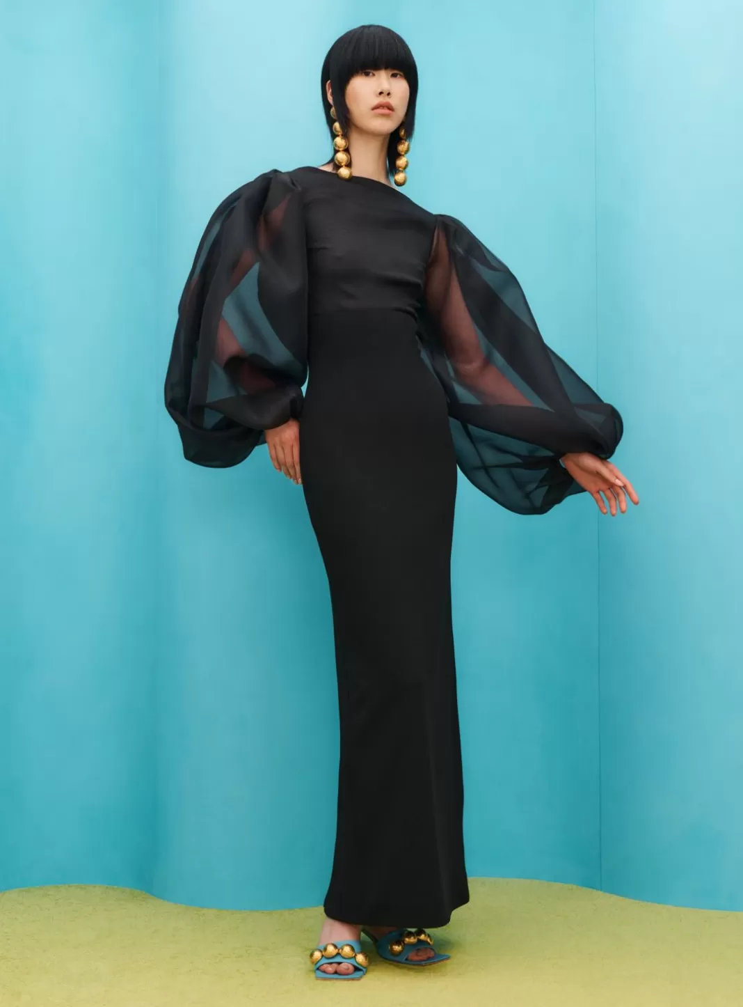 Solace London Dresses^In Ziya Maxi Dress In Black