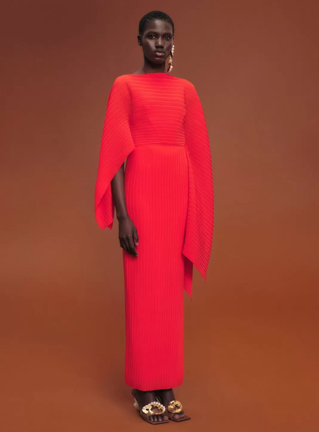 Solace London Dresses^The Adami Maxi Dress In Red