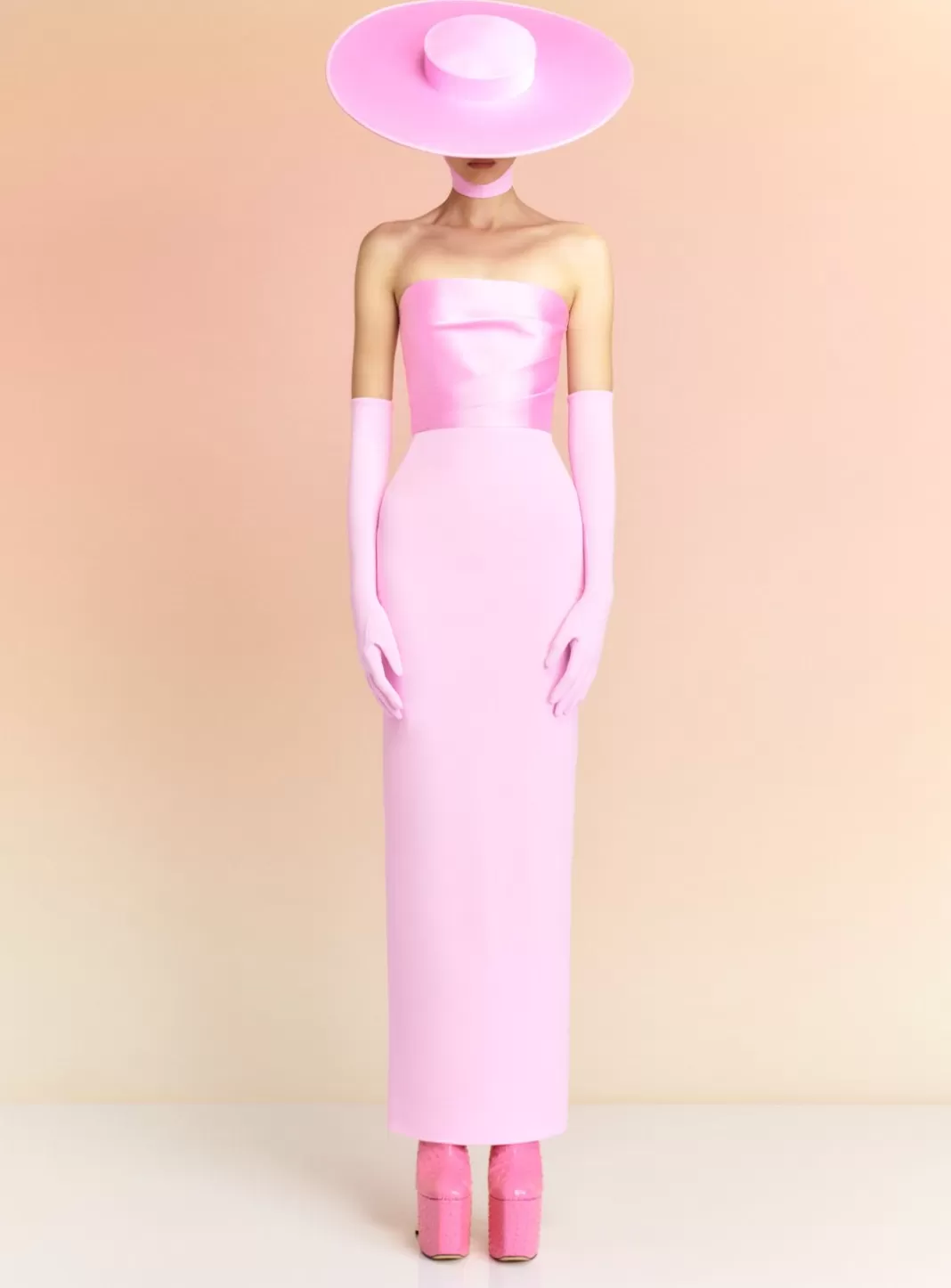 Solace London Dresses^The Afra Maxi Dress In Blush