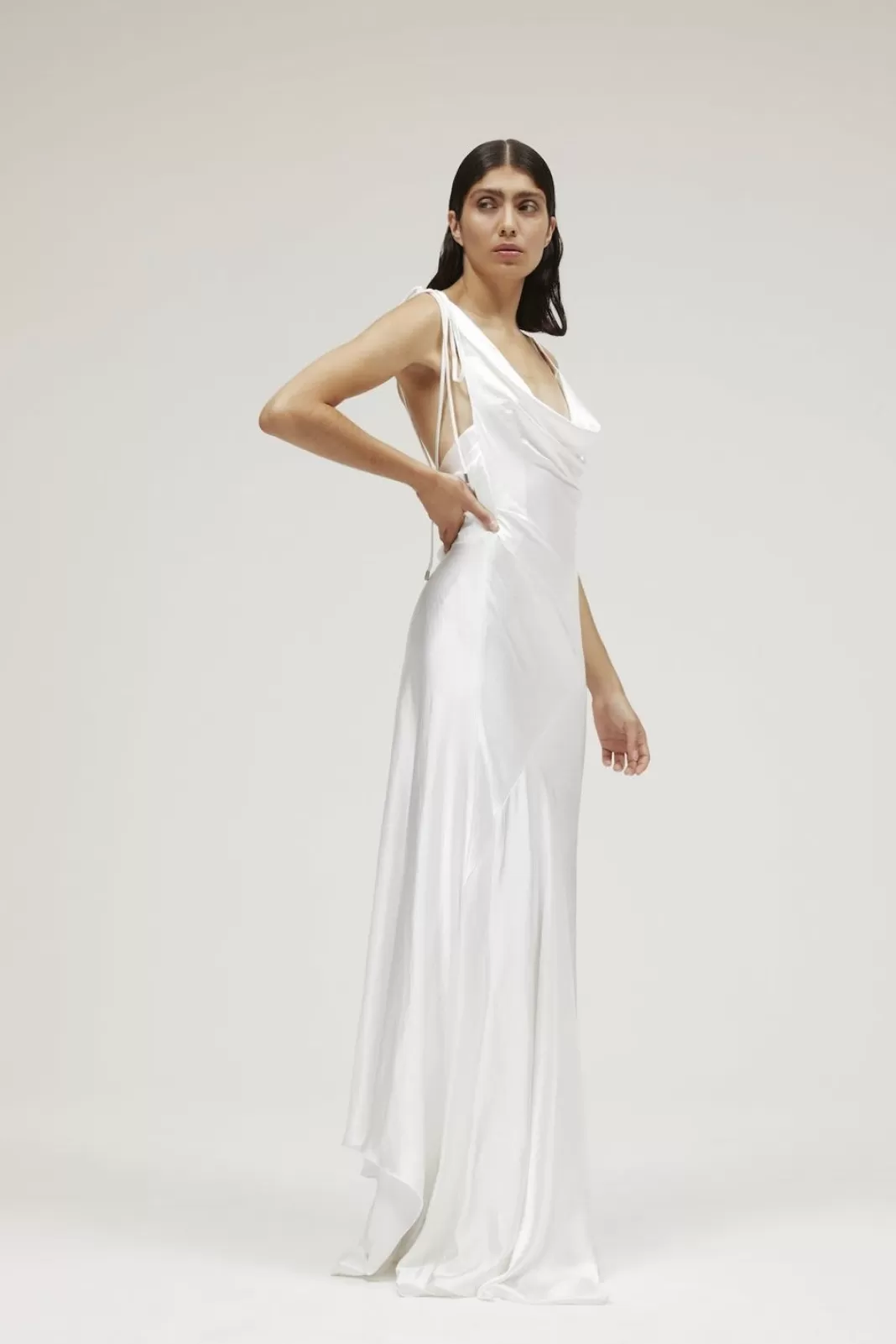 Solace London Bridal^The Aletta Dress In Cream