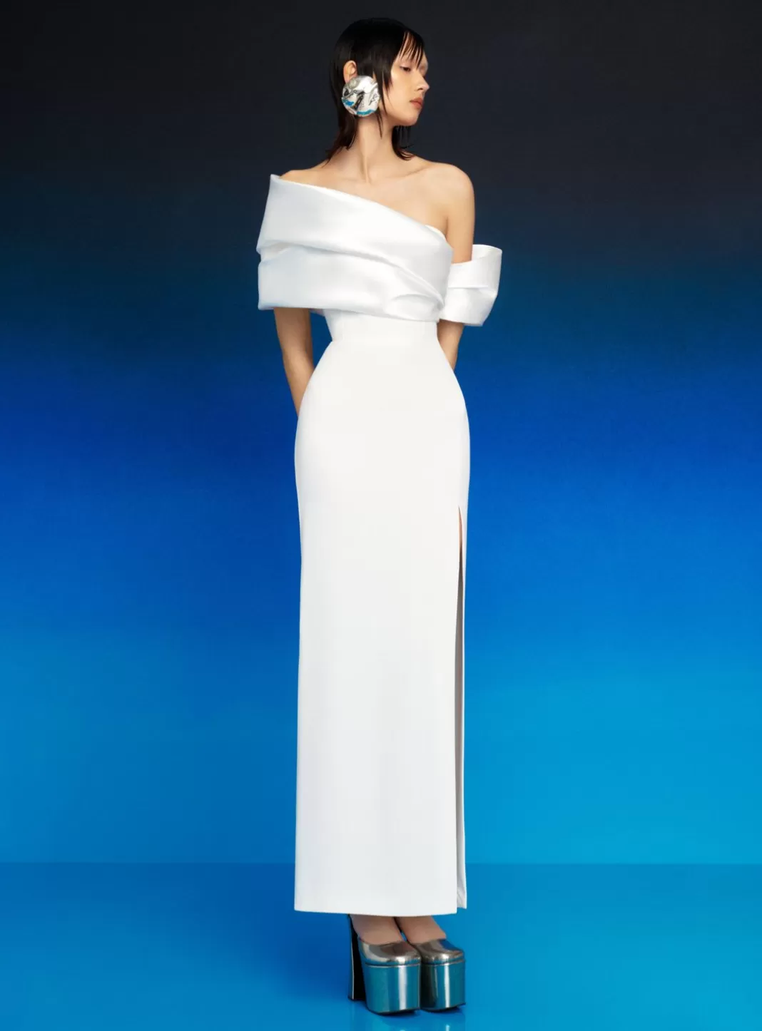 Solace London Bridal^The Alexis Maxi Dress In Cream