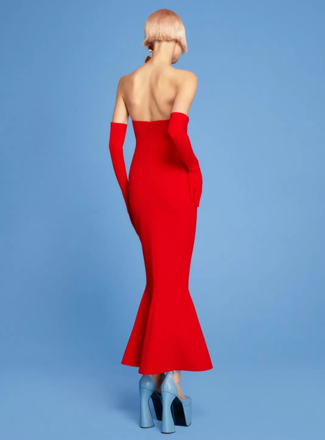 Solace London Dresses^The Amara Midi Dress In Red