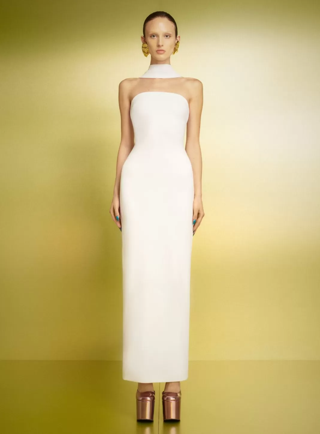 Solace London Dresses^The Amari Maxi Dress In Cream