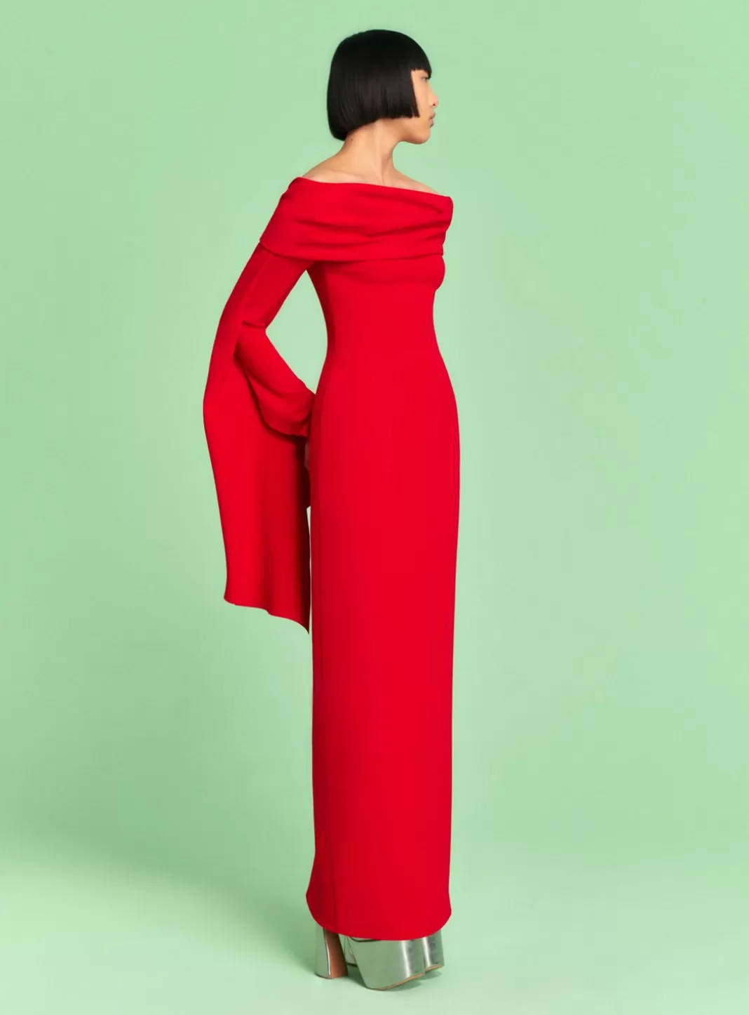 Solace London Dresses^The Arden Maxi Dress In Red