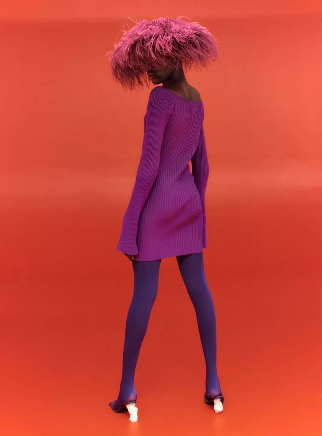 Solace London Dresses^The Ario Mini Dress In Purple