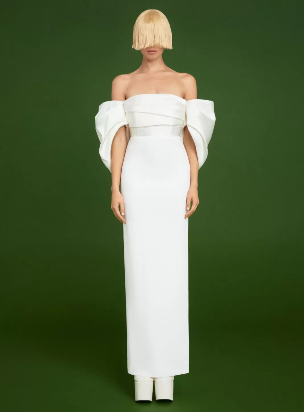 Solace London Bridal^The Arla Dress In Cream