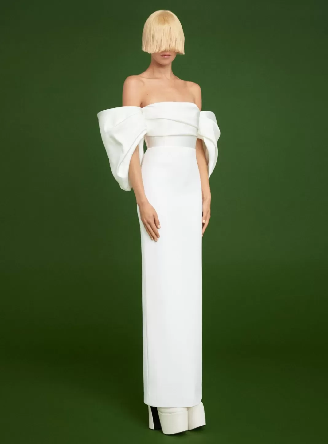 Solace London Bridal^The Arla Dress In Cream