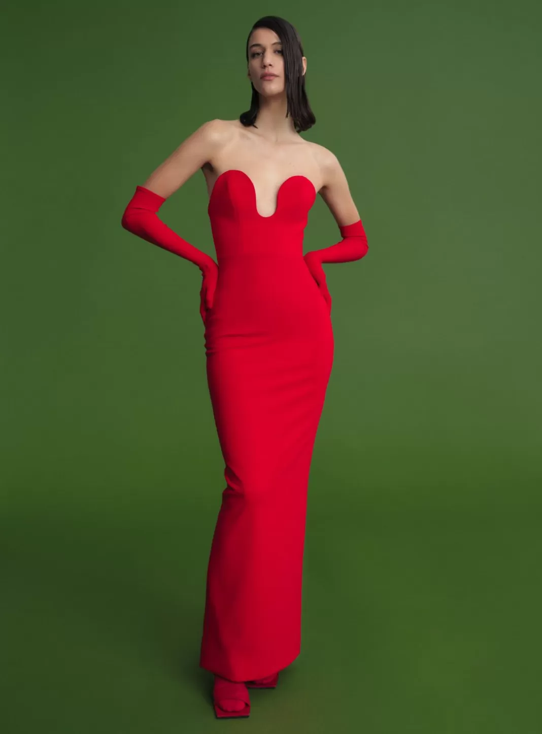 Solace London Dresses^The Audrey Maxi Dress In Red