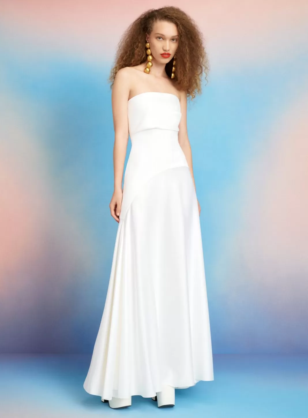 Solace London Dresses^The Ava Maxi Dress In Cream