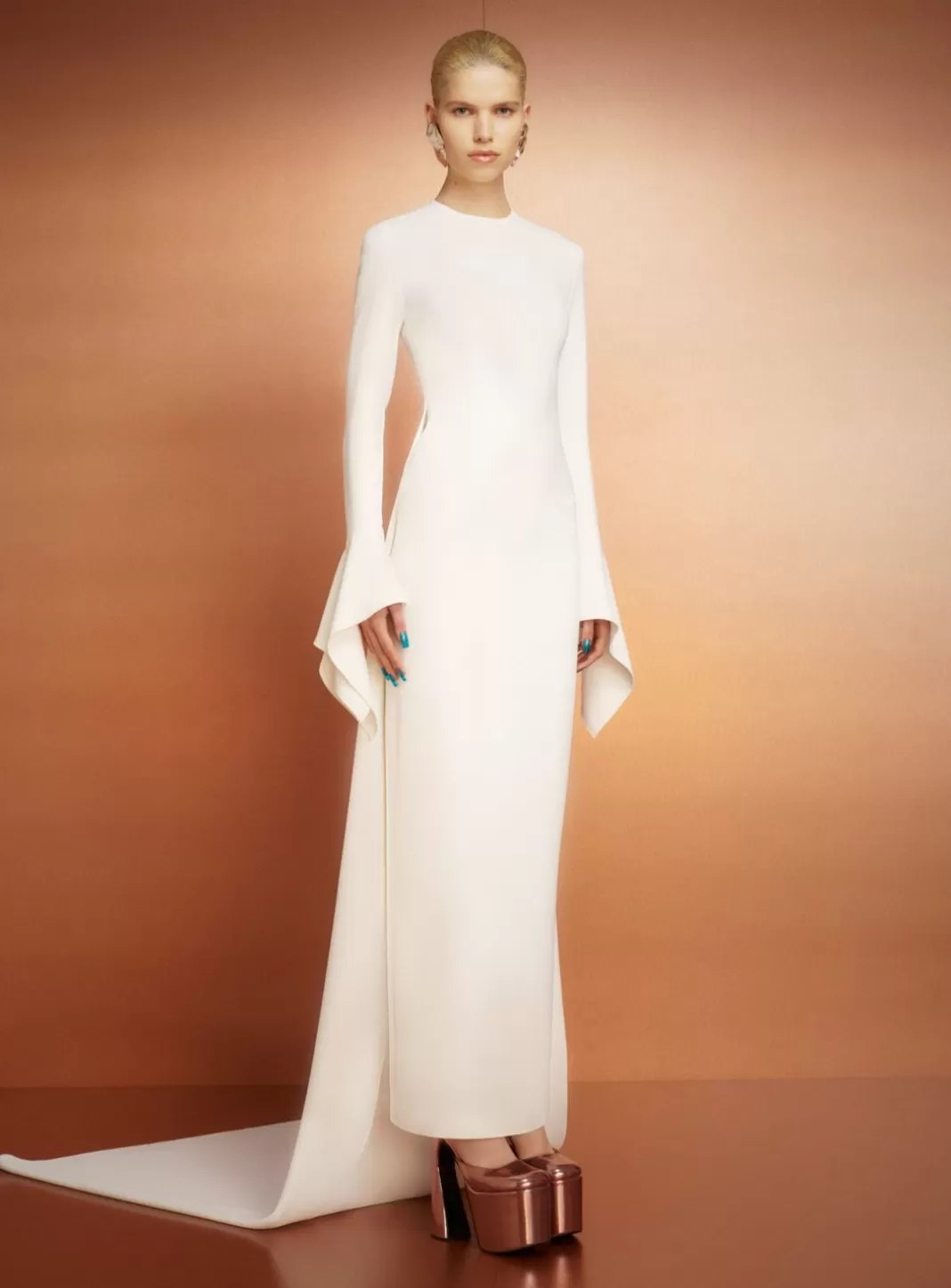 Solace London Bridal^The Blake Maxi Dress In Cream