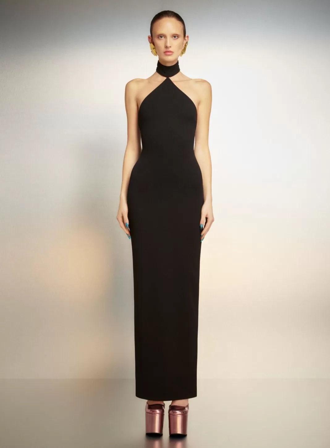 Solace London Dresses^The Blanca Maxi Dress In Black