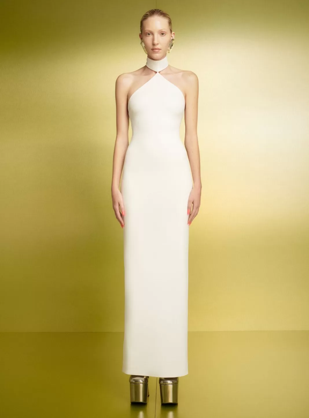 Solace London Dresses^The Blanca Maxi Dress In Cream