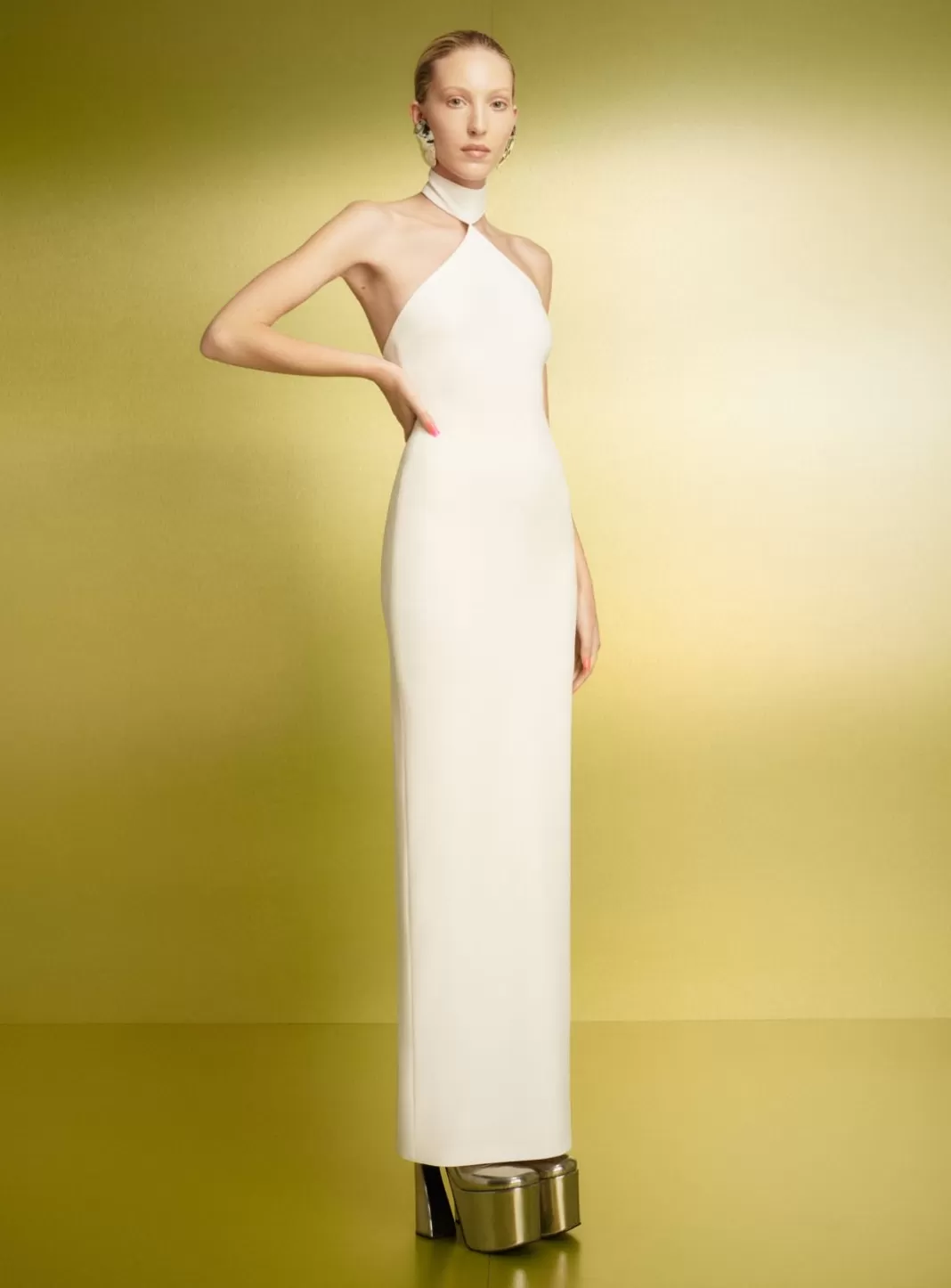 Solace London Dresses^The Blanca Maxi Dress In Cream