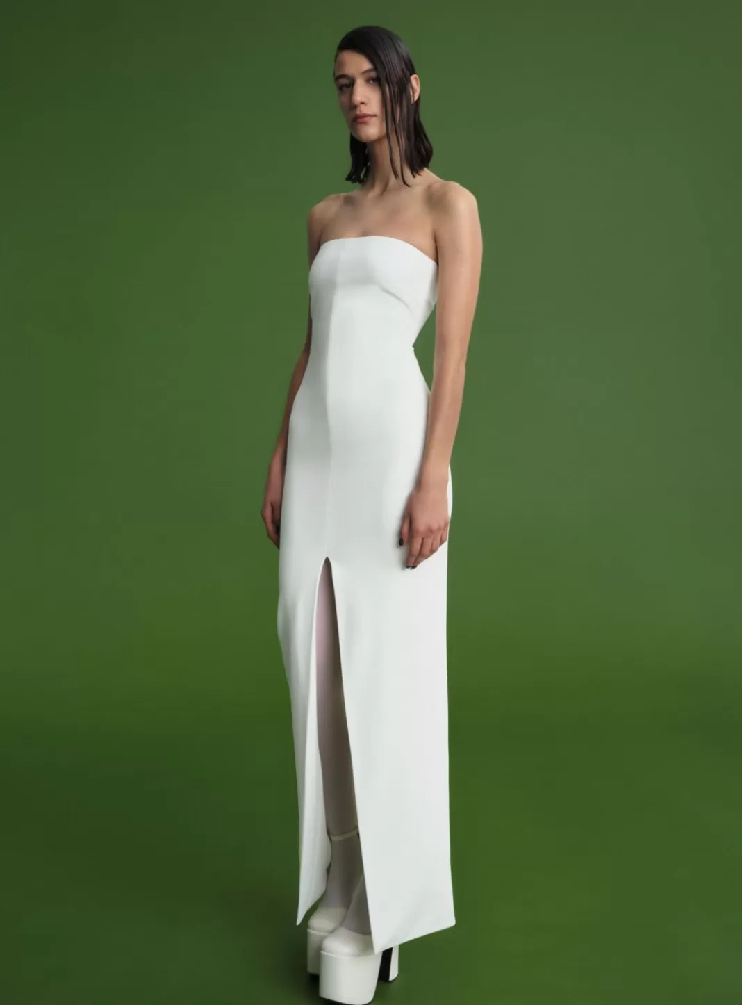 Solace London Dresses^The Bysha Maxi Dress In Cream