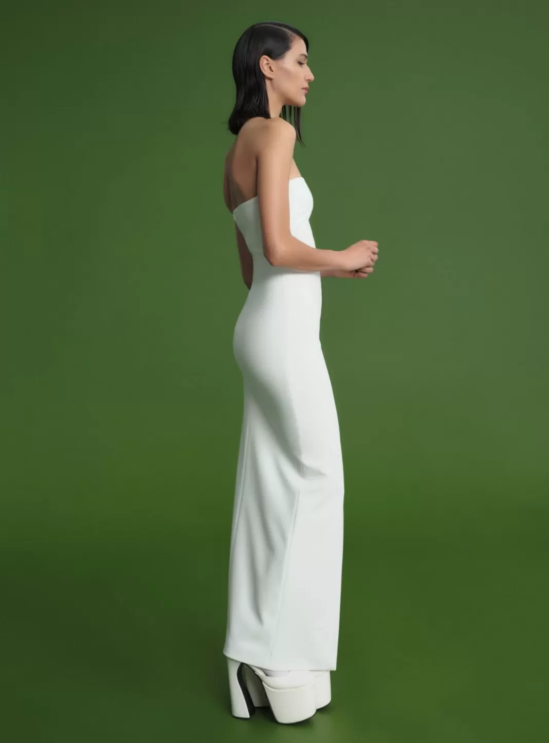 Solace London Dresses^The Bysha Maxi Dress In Cream