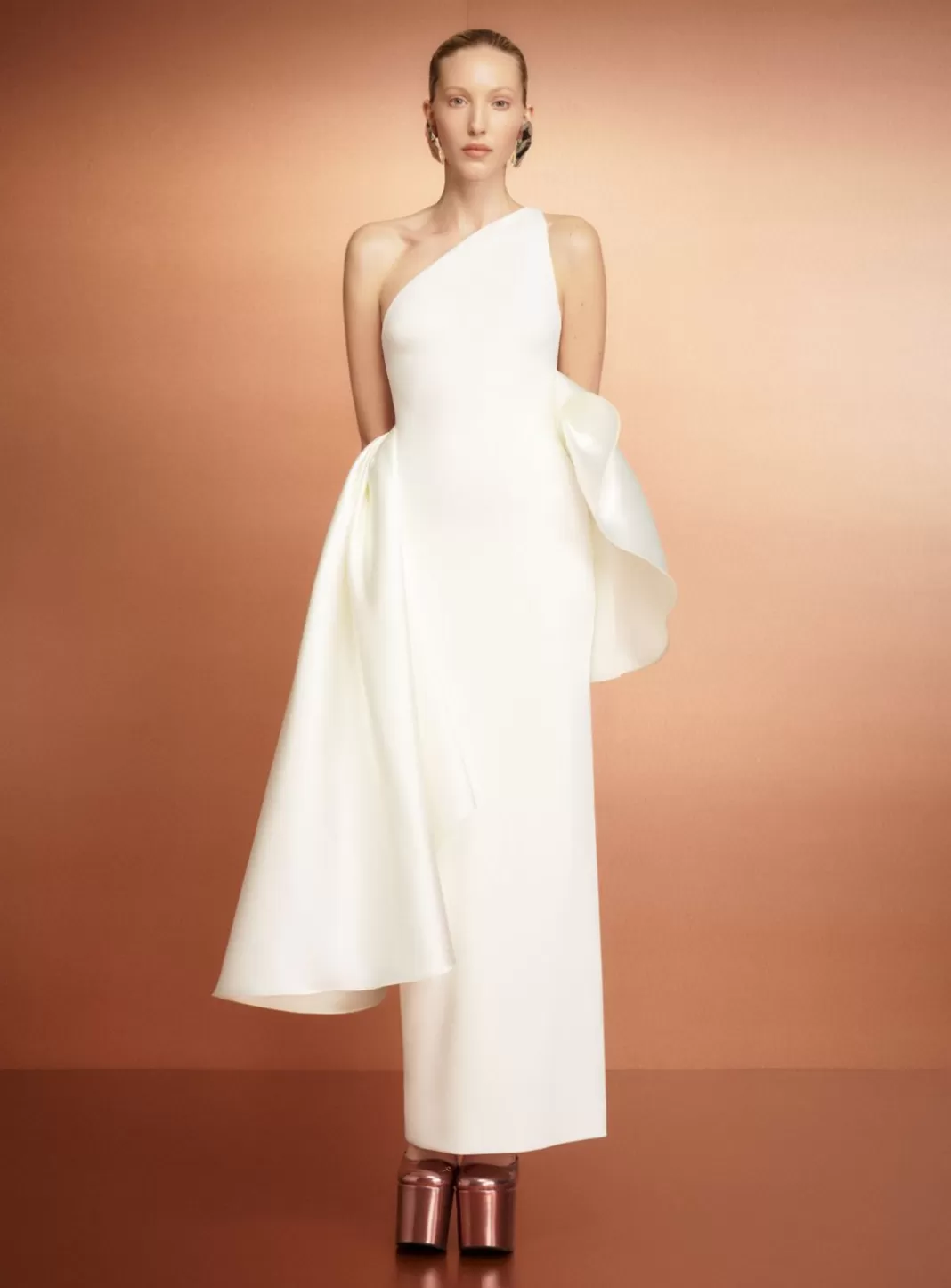 Solace London Dresses^The Calla Maxi Dress In Cream