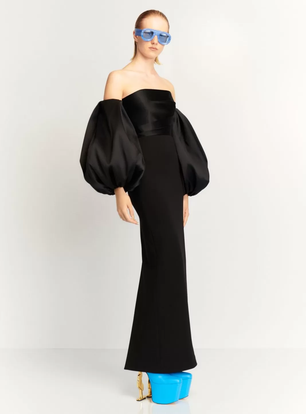 Solace London Icons^The Carmen Maxi Dress In Black