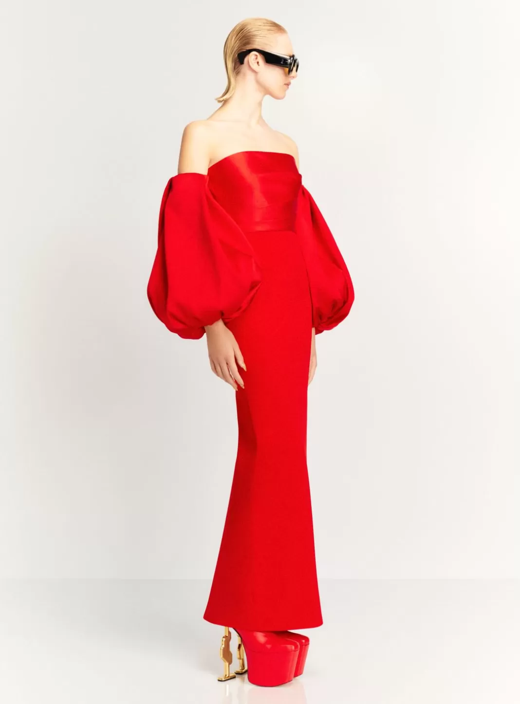 Solace London Dresses^The Carmen Maxi Dress In Red