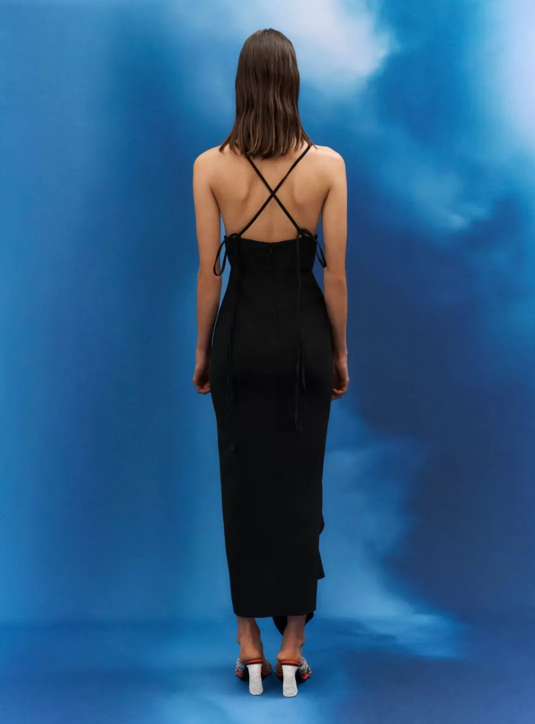 Solace London Dresses^The Cora Midaxi Dress In Black