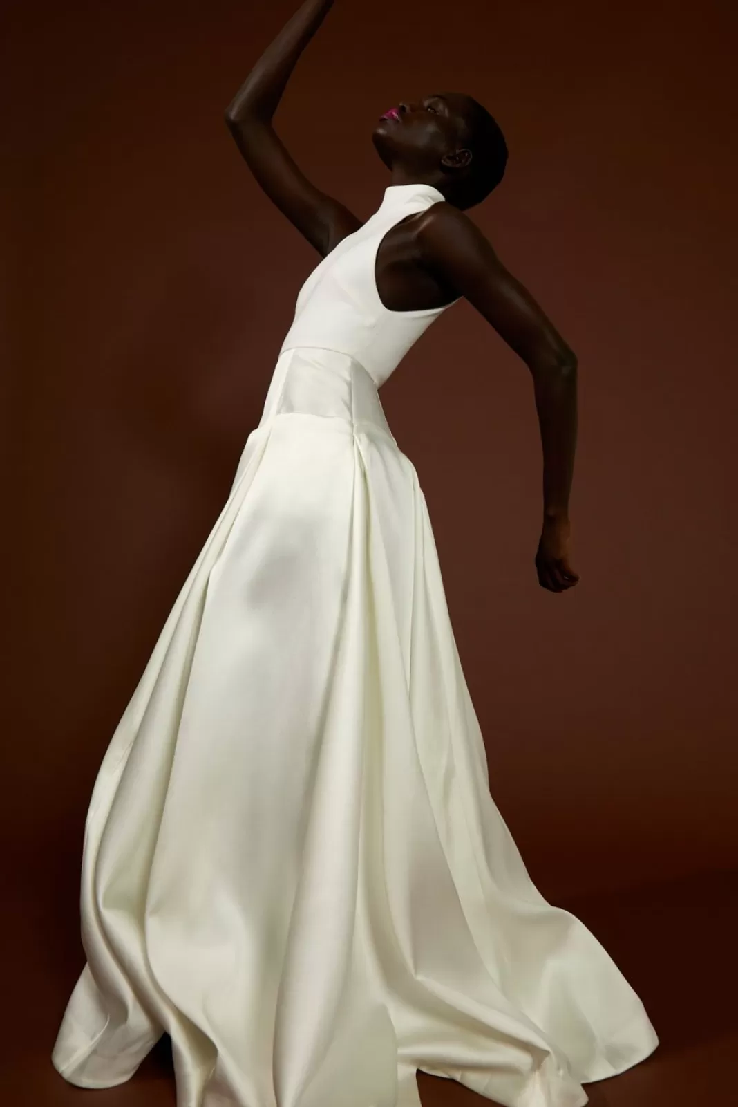 Solace London Bridal^The Daya Dress In Cream