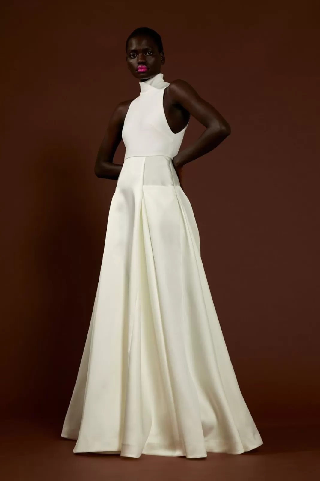 Solace London Bridal^The Daya Dress In Cream