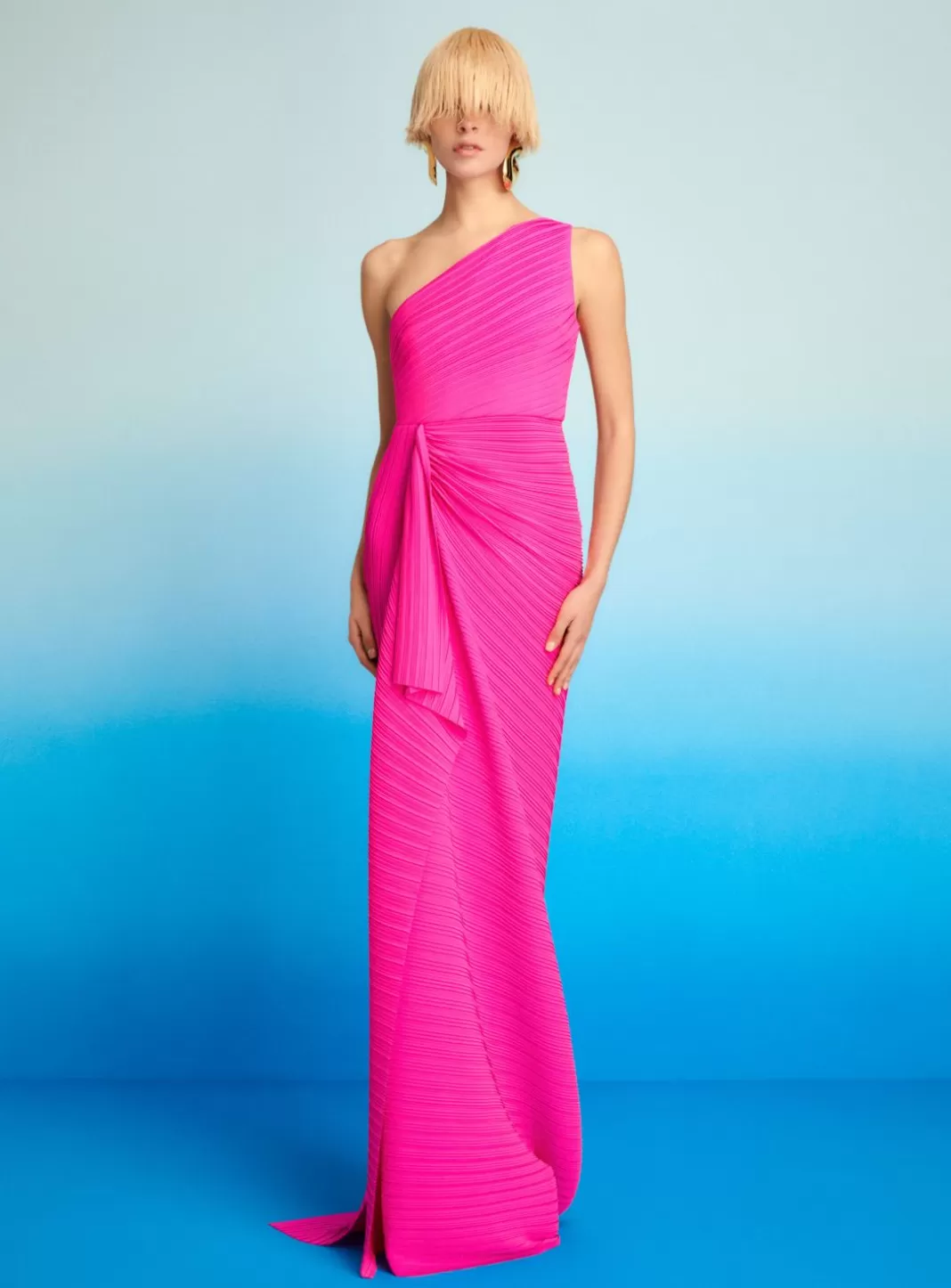 Solace London Dresses^The Dyas Maxi Dress In Fuchsia