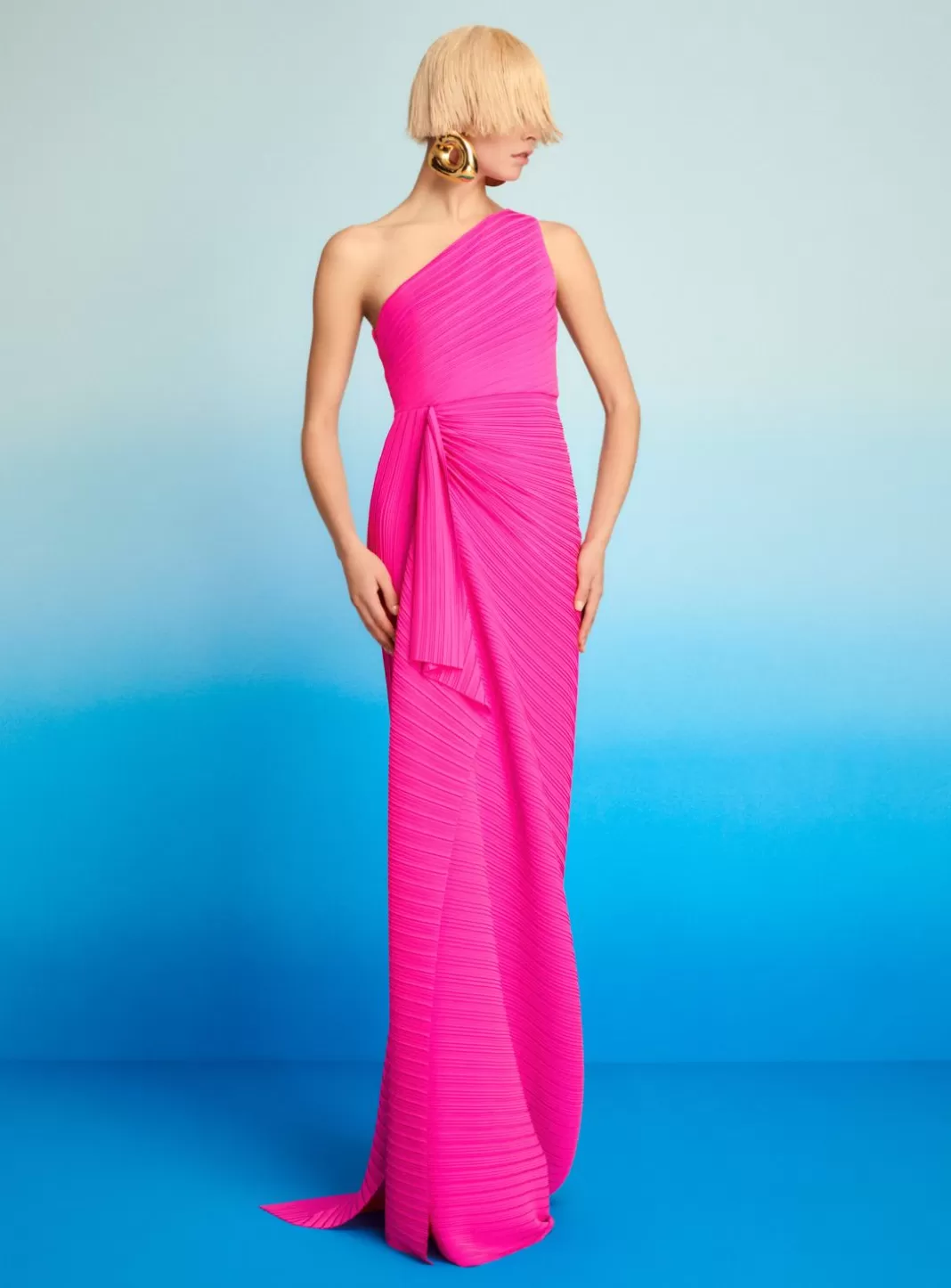 Solace London Dresses^The Dyas Maxi Dress In Fuchsia