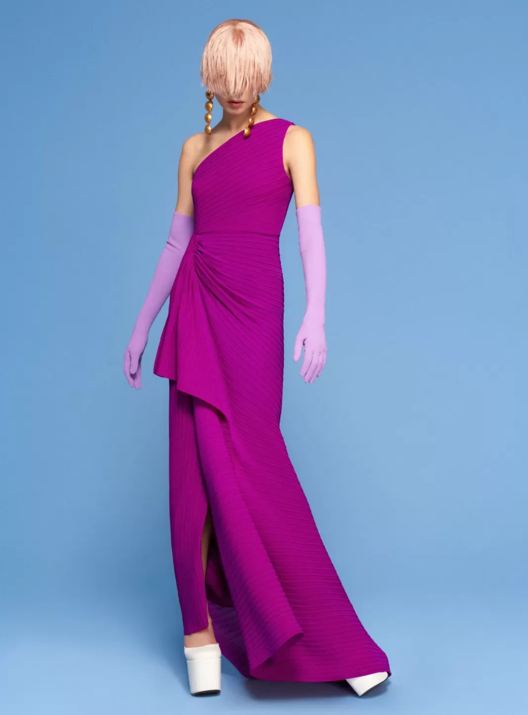 Solace London Dresses^The Dyas Maxi Dress In Purple