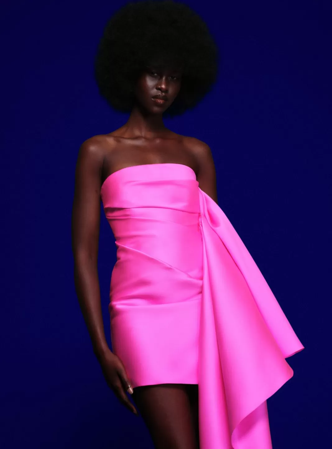 Solace London Dresses^The Elia Mini Dress In Hot Pink