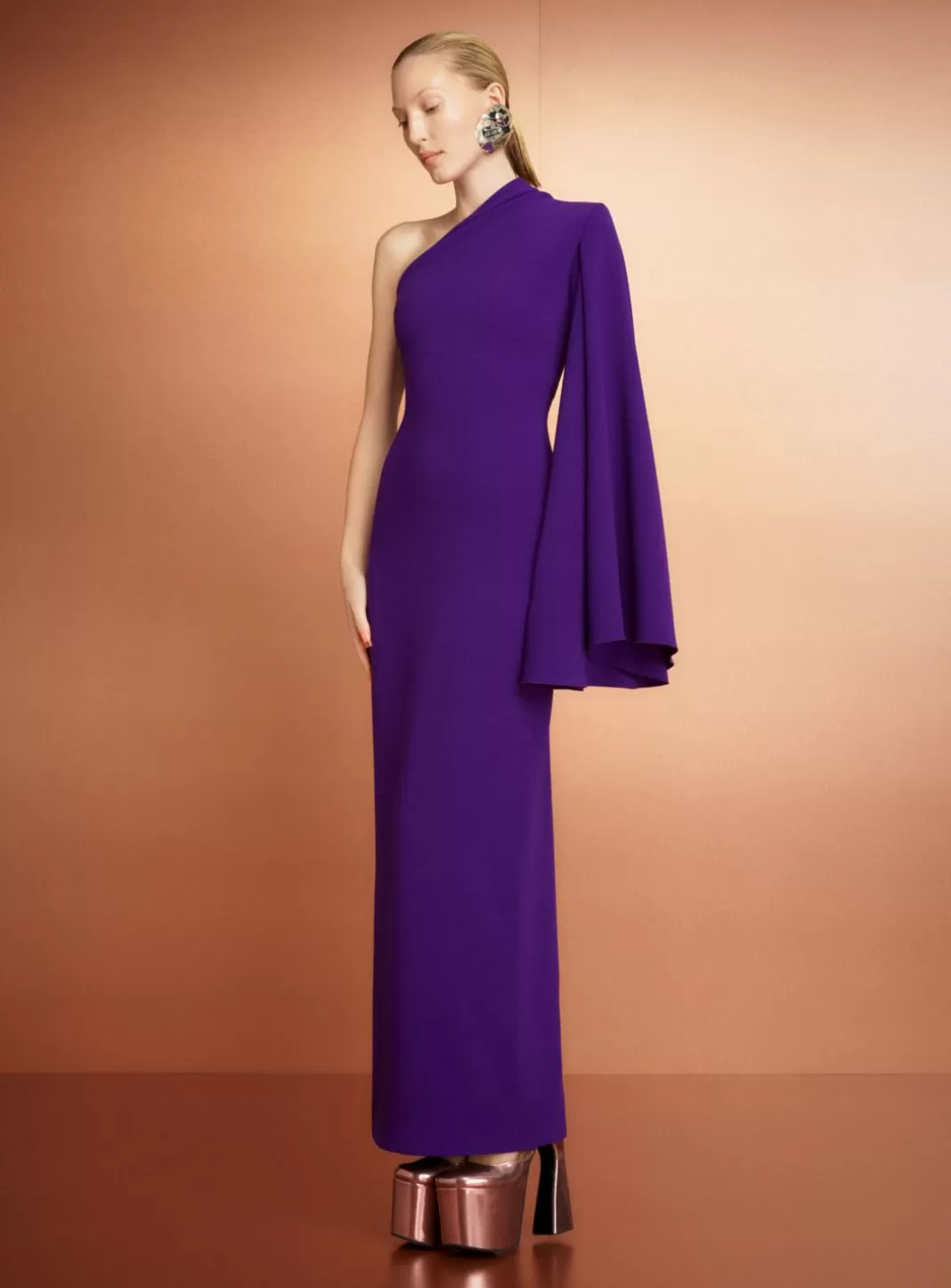 Solace London Dresses^The Elisa Maxi Dress In Amethyst