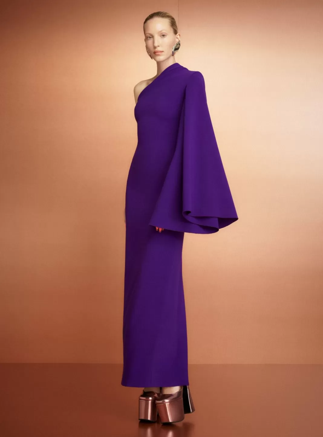 Solace London Dresses^The Elisa Maxi Dress In Amethyst