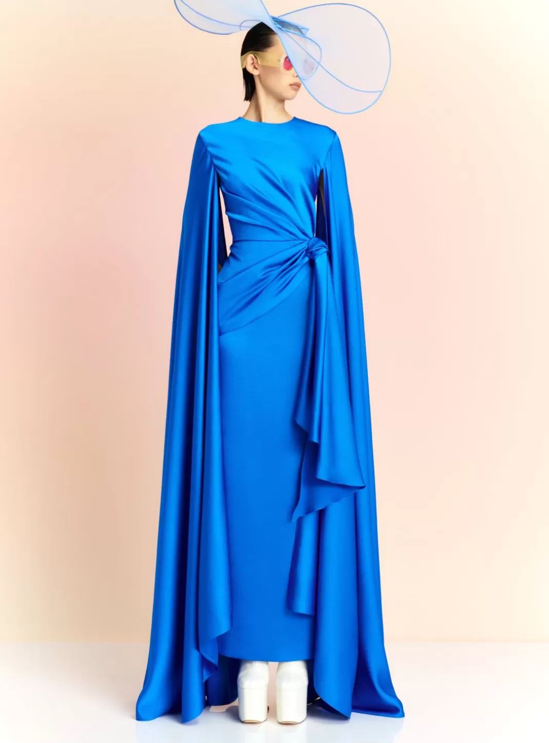 Solace London Dresses^The Elya Maxi Dress In Blue