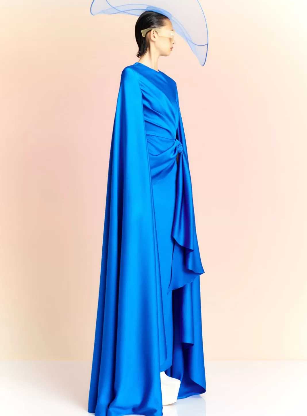 Solace London Dresses^The Elya Maxi Dress In Blue