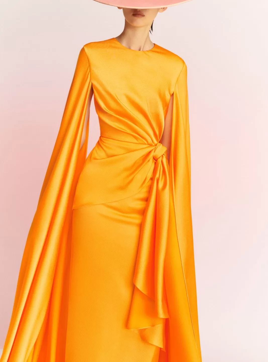 Solace London Dresses^The Elya Maxi Dress In Orange