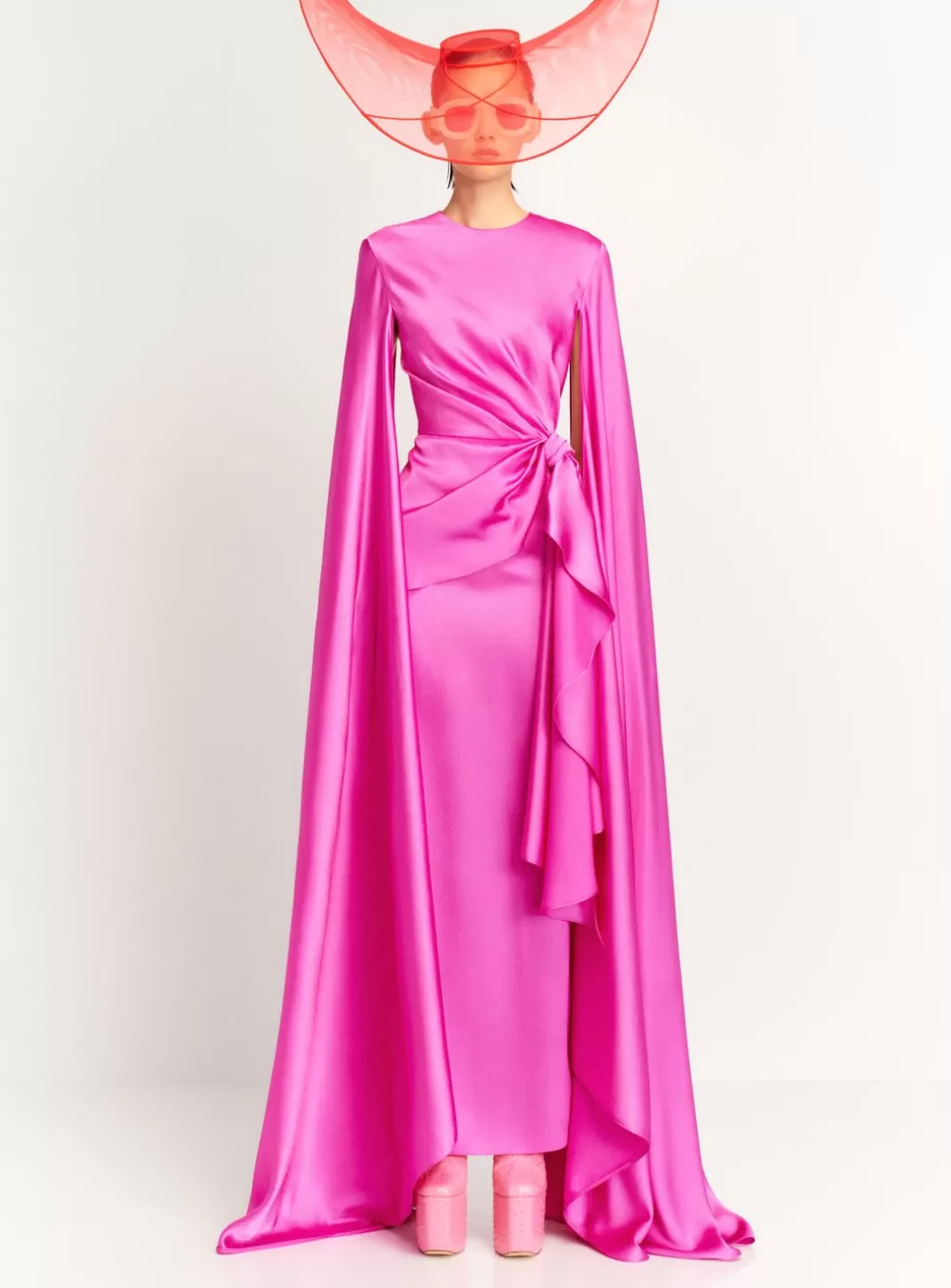 Solace London Dresses^The Elya Maxi Dress In Pink