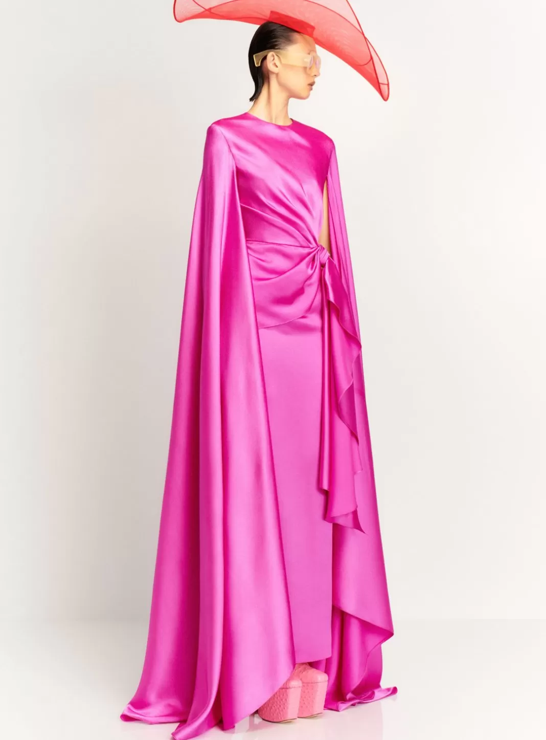 Solace London Dresses^The Elya Maxi Dress In Pink