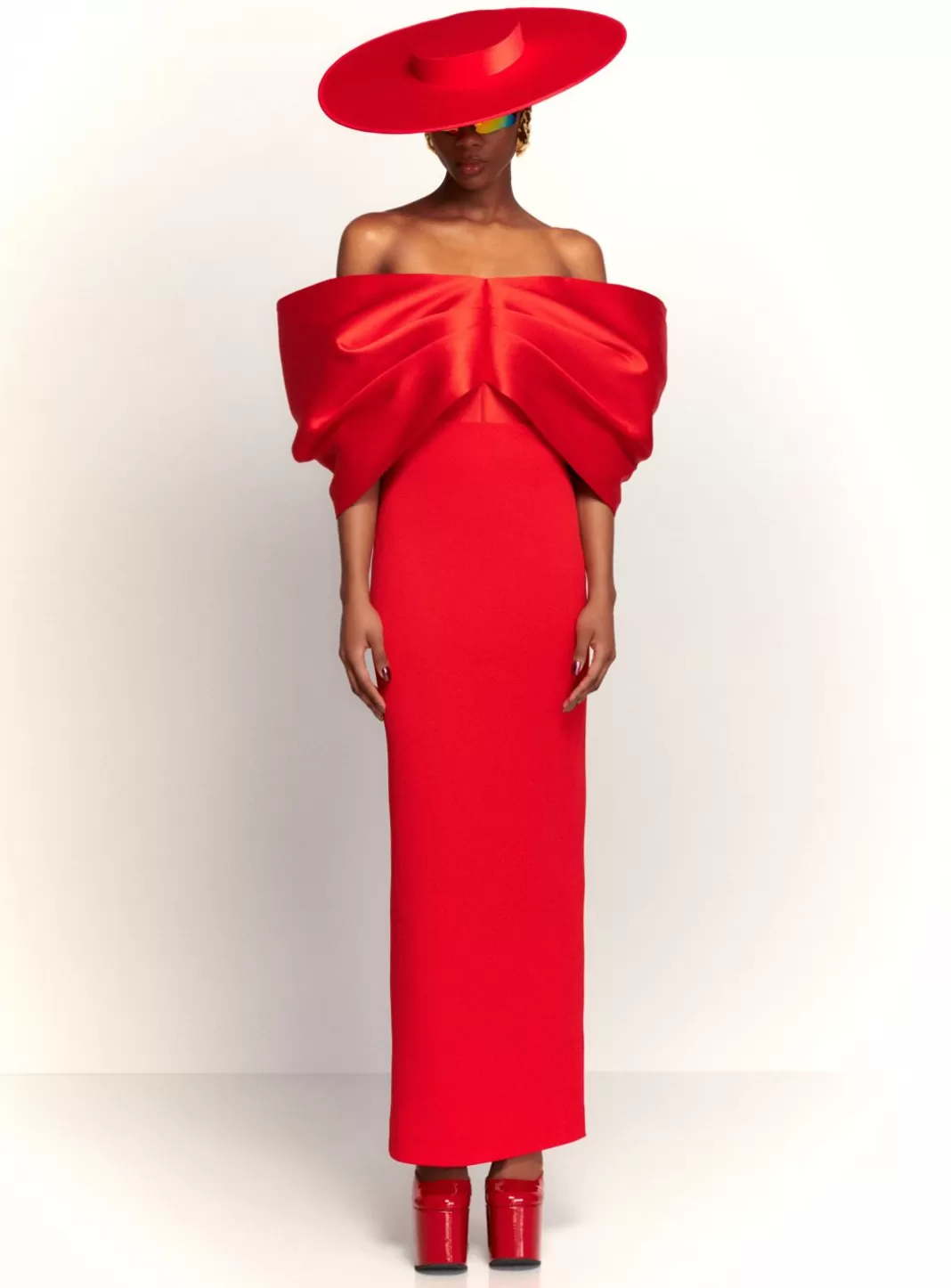 Solace London Dresses^The Filippa Maxi Dress In Red