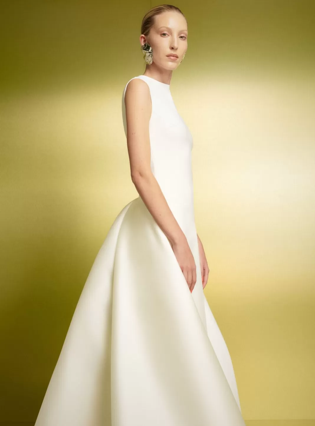 Solace London Bridal^The Flor Maxi Dress In Cream