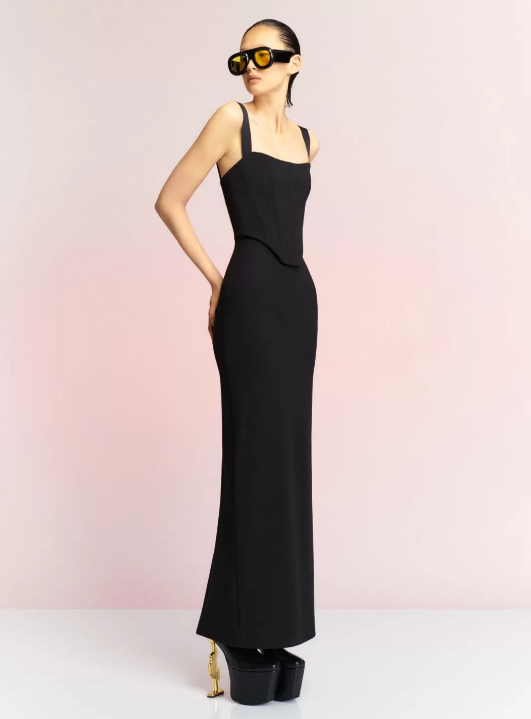 Solace London Dresses^The Frankie Maxi Dress In Black