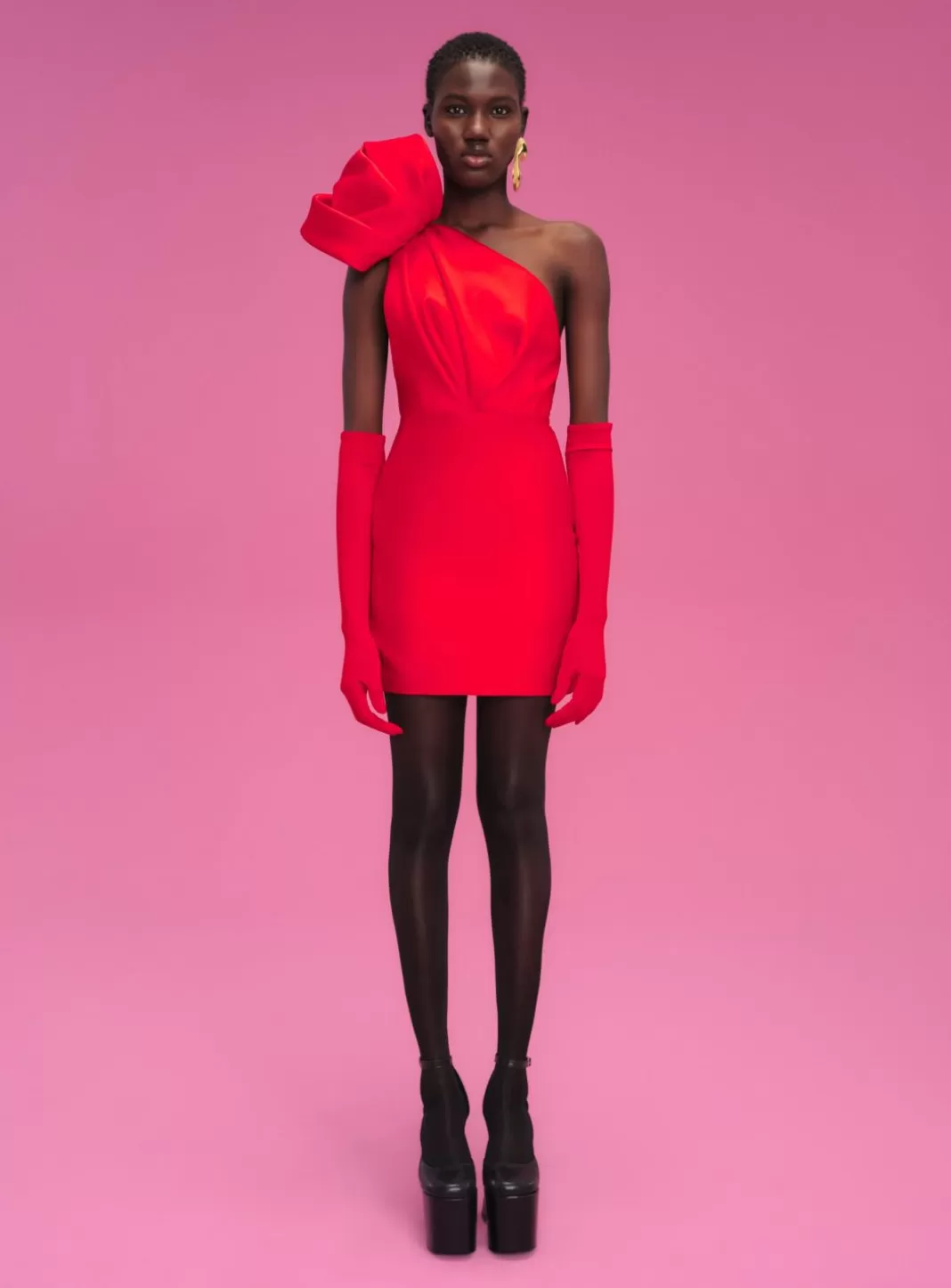 Solace London Dresses^The Frida Mini Dress In Red