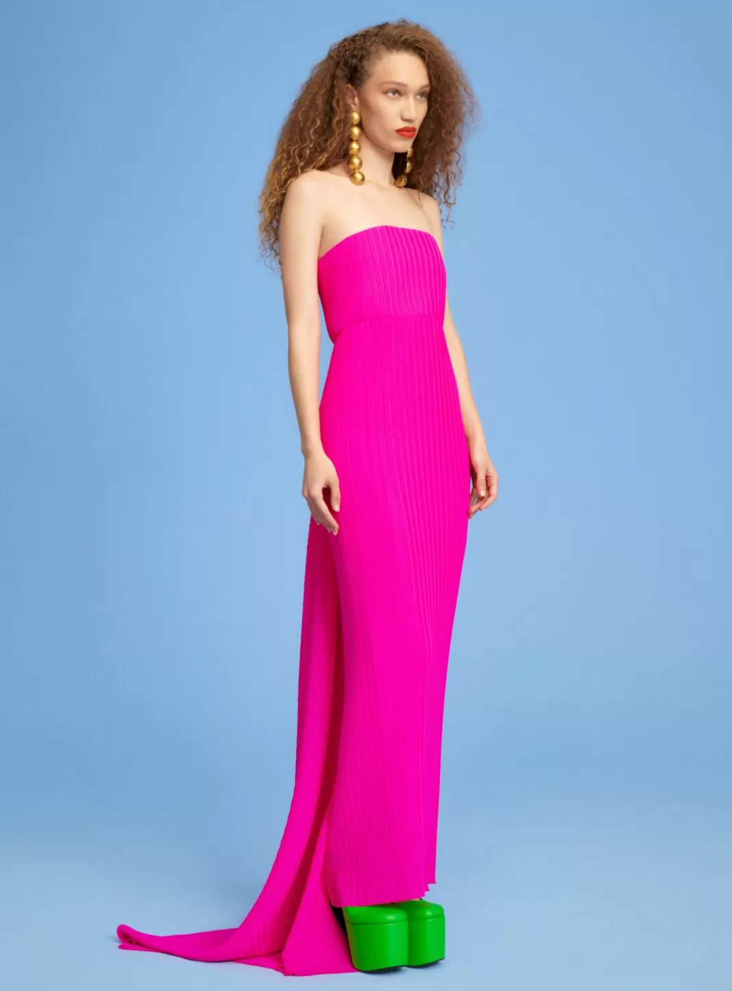 Solace London Dresses^The Harlee Maxi Dress In Hot Pink