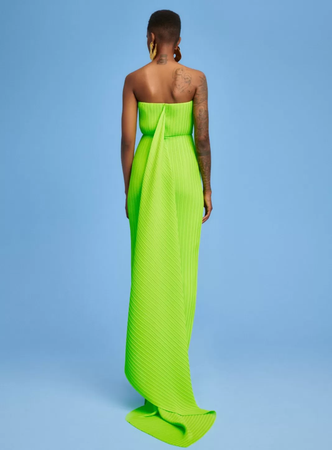 Solace London Dresses^The Harlee Maxi Dress In Lime