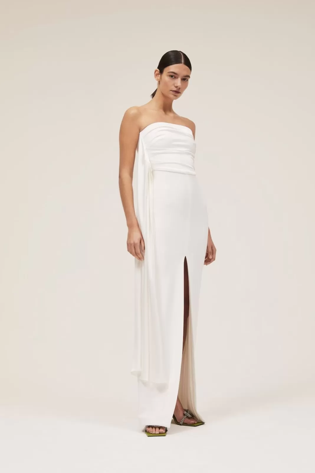 Solace London Bridal^The Harlow Dress In Cream