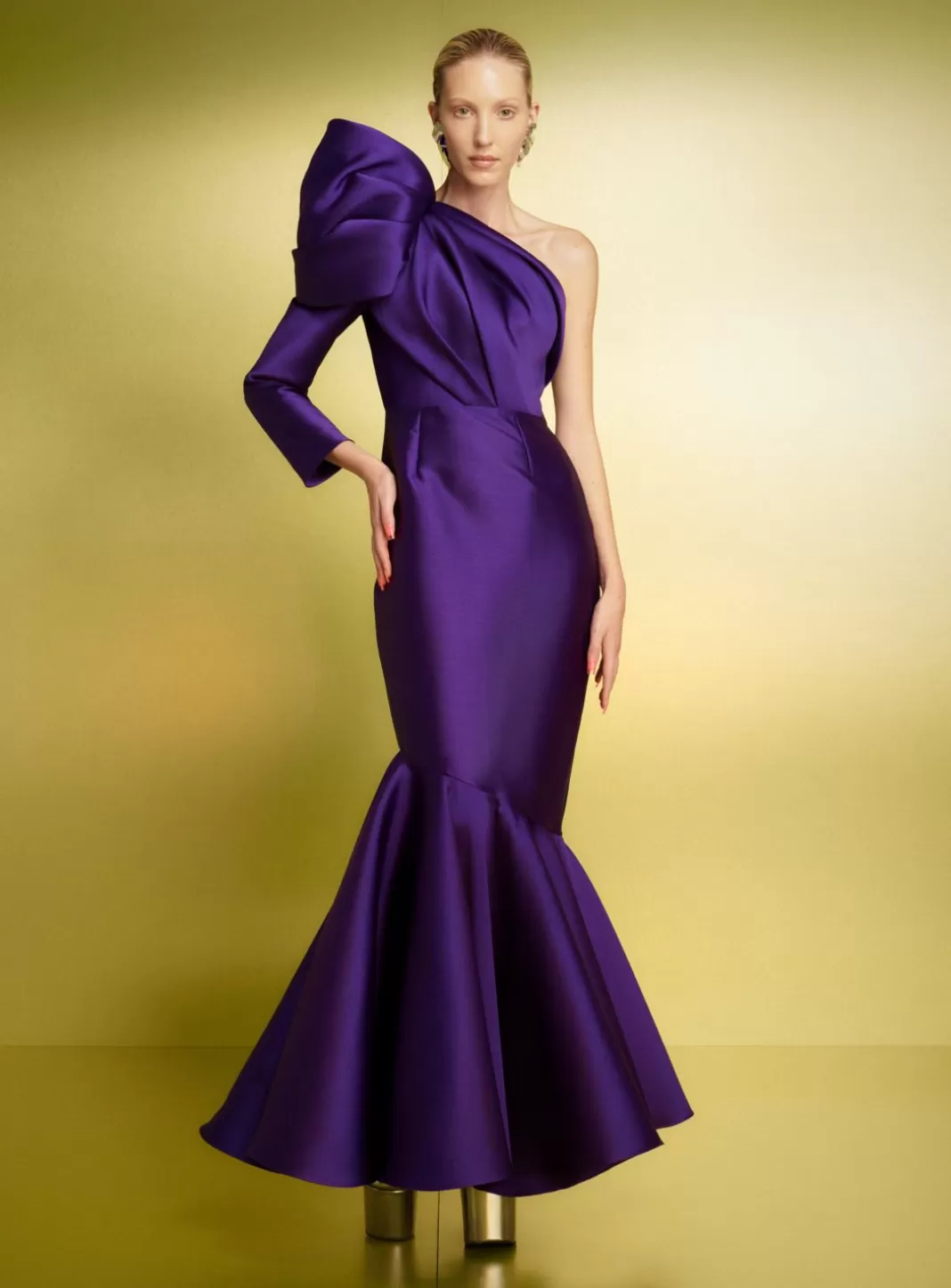 Solace London Dresses^The Heyam Maxi Dress In Amethyst