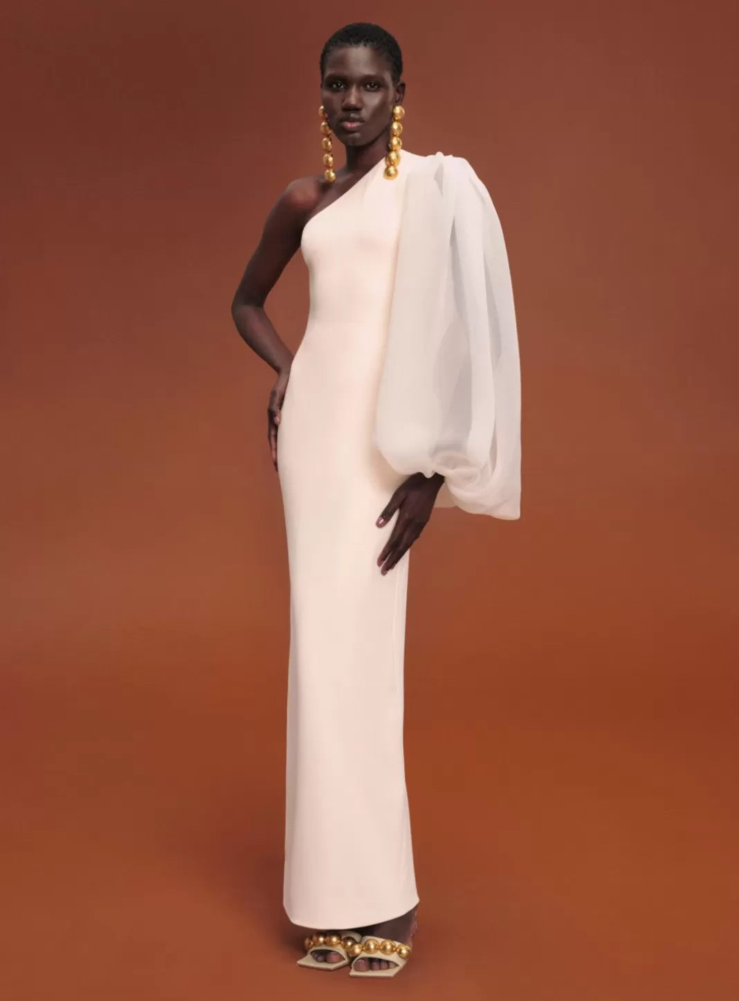 Solace London Dresses^The Hudson Maxi Dress In Ivory