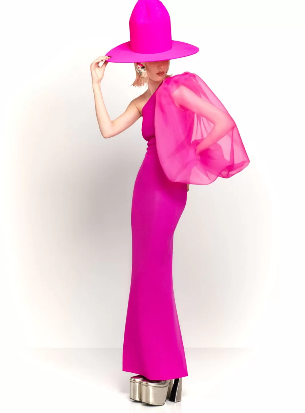 Solace London Dresses^The Hudson Maxi Dress In Pink