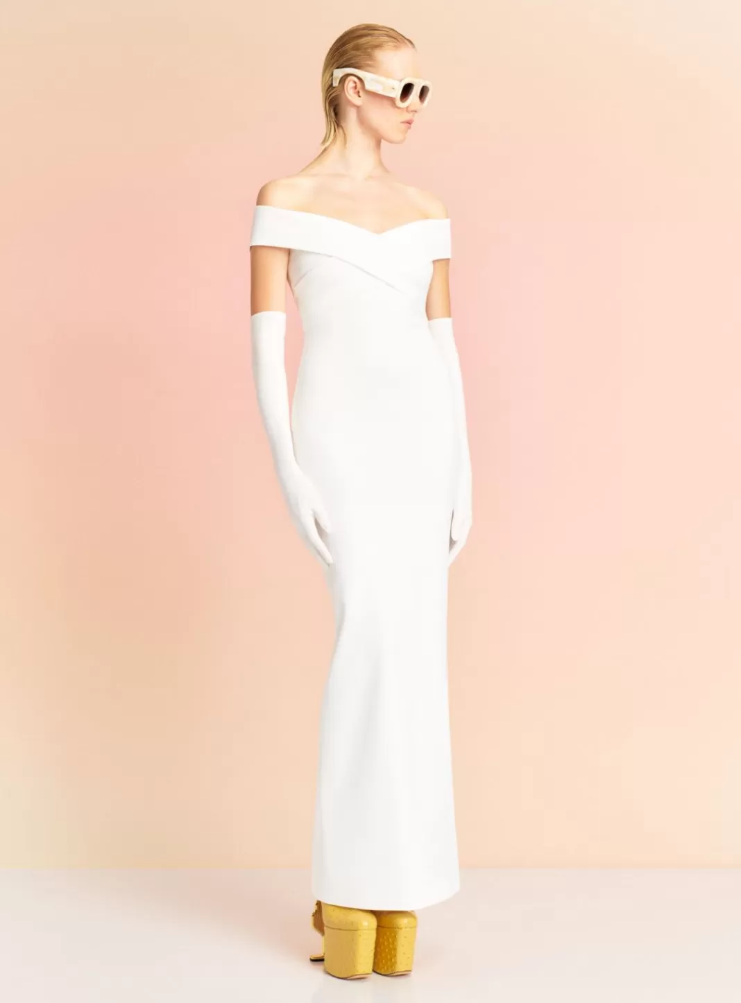 Solace London Bridal^The Ines Maxi Dress In Cream