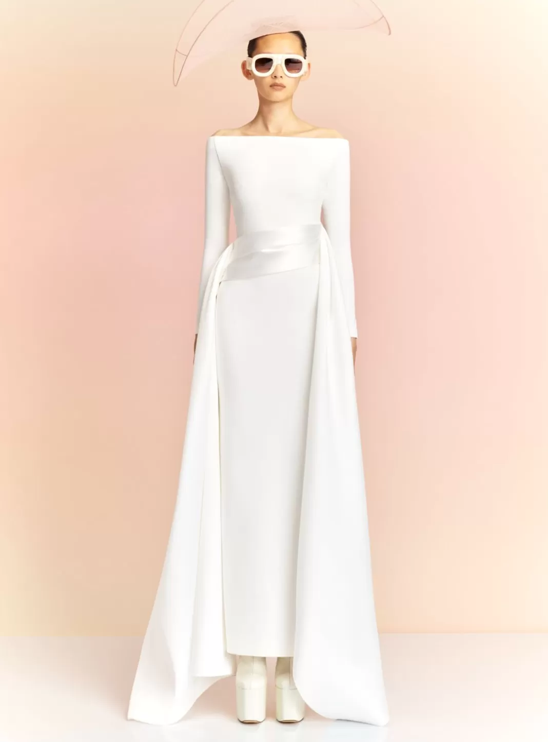 Solace London Bridal^The Irma Maxi Dress In Cream