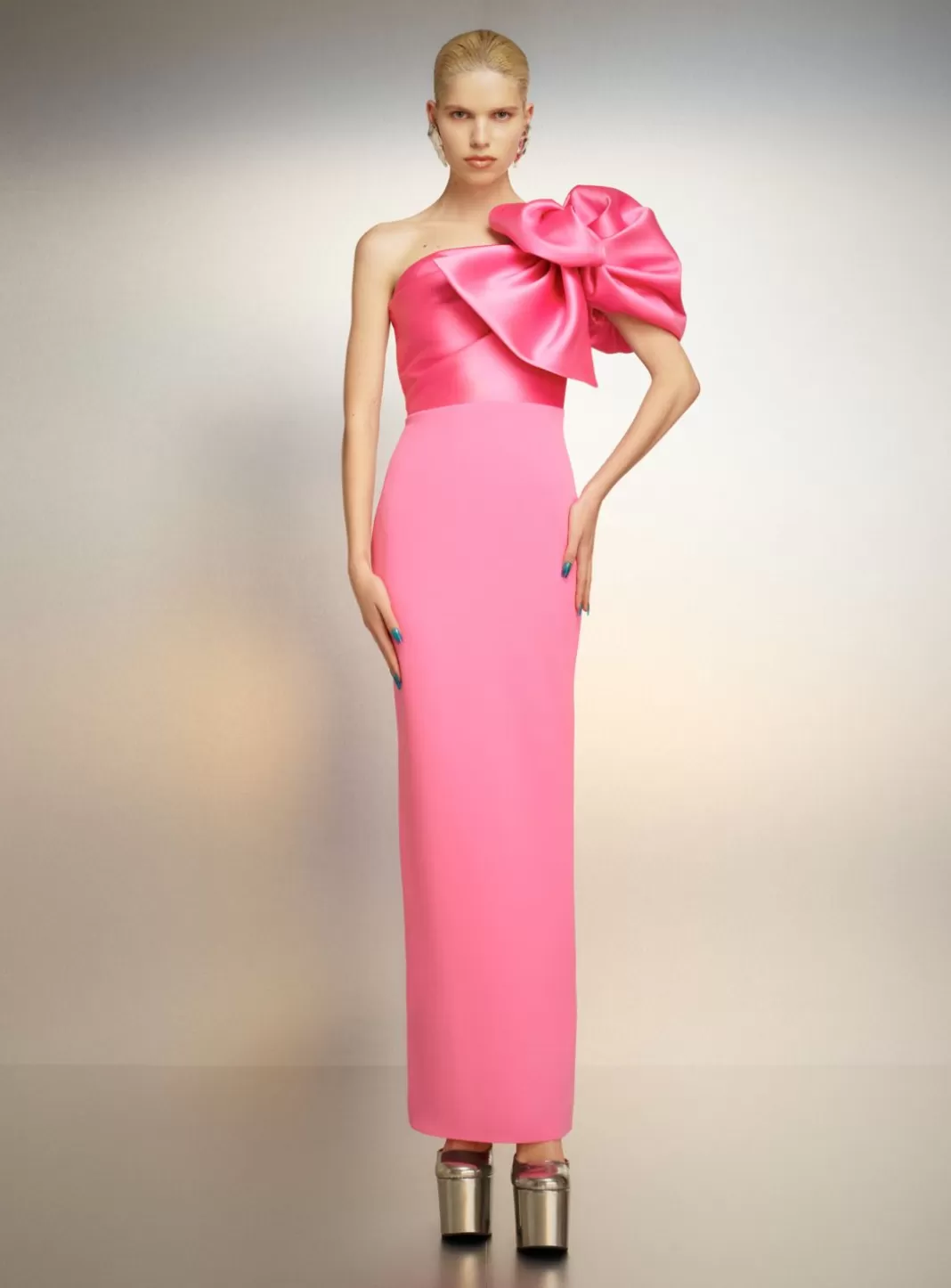 Solace London Dresses^The Iyana Maxi Dress In Pink