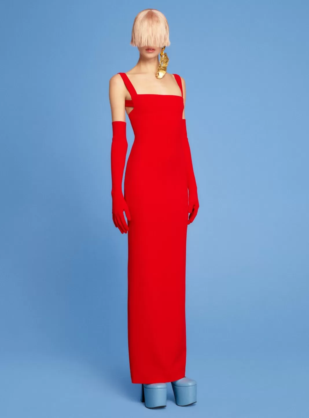 Solace London Dresses^The Joni Maxi Dress In Red